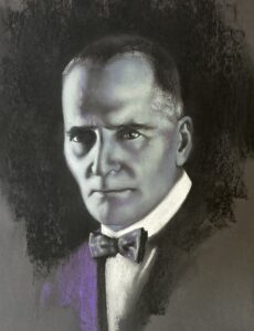 Portrait of Eugene Marais by Anna Stone